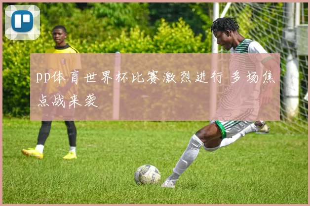 pp体育世界杯比赛激烈进行 多场焦点战来袭