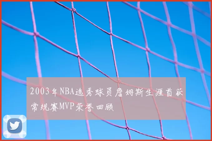 2003年NBA选秀球员詹姆斯生涯首获常规赛MVP荣誉回顾