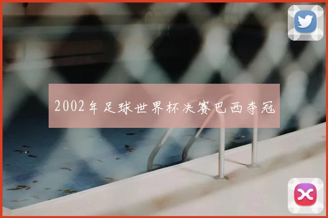 2002年足球世界杯决赛巴西夺冠